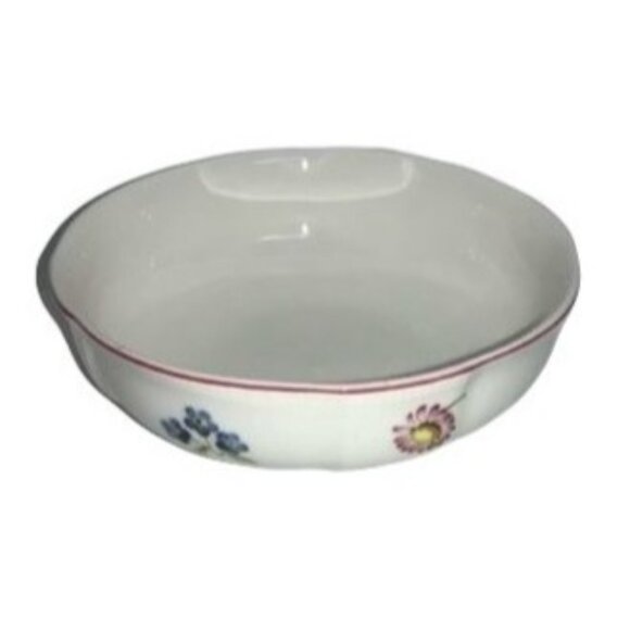 Villeroy & Boch Petite Fleur Vitro-Porcelain 4.25" Round Floral Dish Microwave & - Picture 1 of 2